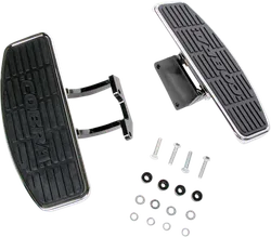 Cobra Chromed Steel Front Driver Floorboard Kit