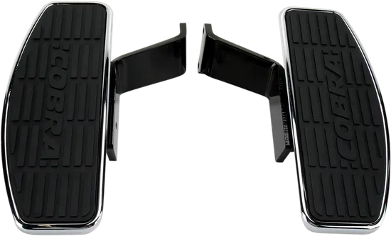 Cobra Chromed Steel Front Driver Floorboard Kit