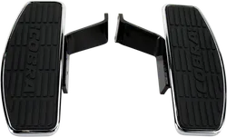 Cobra Chromed Steel Front Driver Floorboard Kit