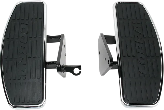 Cobra Chromed Steel Front Driver Floorboard Kit