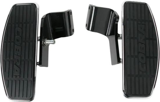 Cobra Chromed Steel Front Driver Floorboard Kit