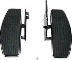 Cobra Chromed Steel Front Driver Floorboard Kit
