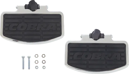 Cobra Chromed Aluminum Passenger Floorboard Kit