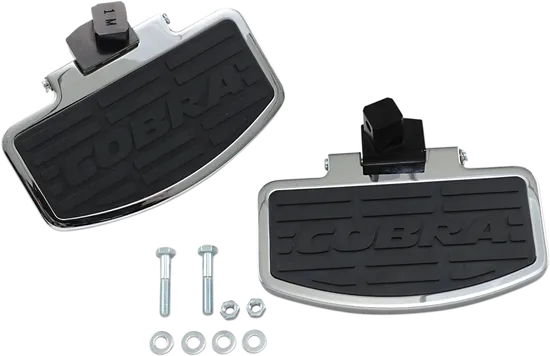 Cobra Chromed Aluminum Passenger Floorboard Kit