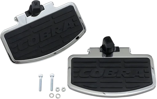 Cobra Chromed Aluminum Passenger Floorboard Kit