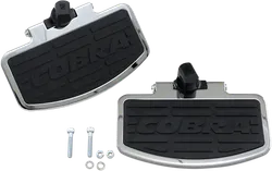 Cobra Chromed Aluminum Passenger Floorboard Kit