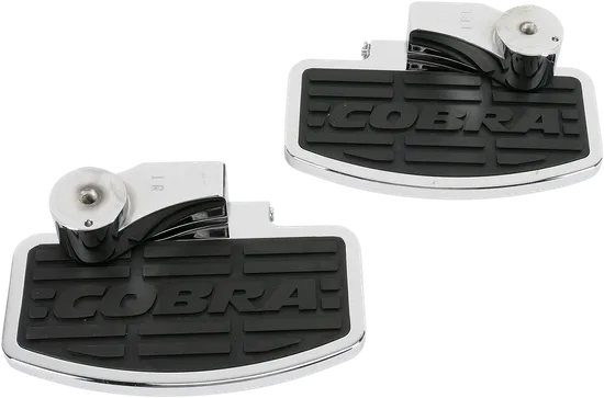 Cobra Chromed Aluminum Passenger Floorboard Kit