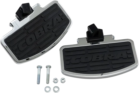 Cobra Chromed Aluminum Passenger Floorboard Kit
