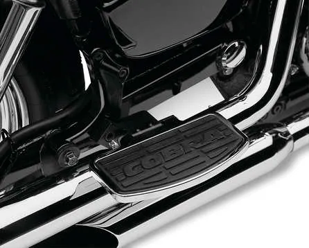 Cobra Chromed Aluminum Passenger Floorboard Kit