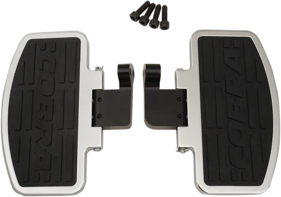 Cobra Chromed Aluminum Passenger Floorboard Kit