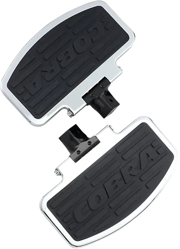 Cobra Chromed Al Classic Passenger Floorboard Kit
