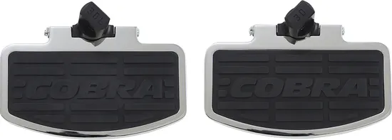 Cobra Chromed Aluminum Passenger Floorboard Kit