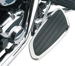 Cobra Chromed Steel Swept Front Driver Floorboard Kit