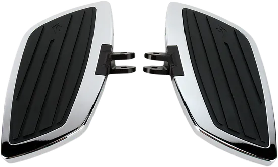 Cobra Chromed Steel Swept Front Driver Floorboard Kit