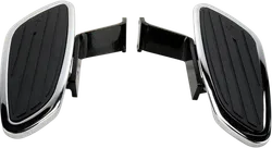 Cobra Chromed Steel Swept Front Driver Floorboard Kit