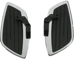 Cobra Chromed Steel Swept Front Driver Floorboard Kit