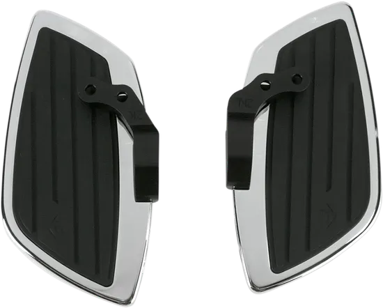 Cobra Chromed Steel Swept Front Driver Floorboard Kit