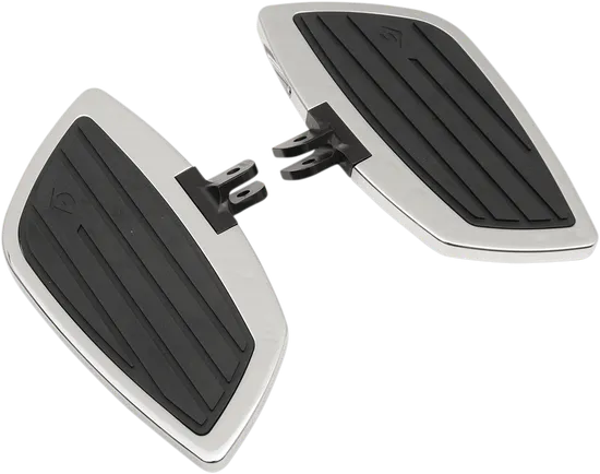 Cobra Chromed Steel Swept Front Driver Floorboard Kit