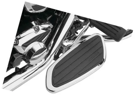 Cobra Chromed Steel Swept Front Driver Floorboard Kit