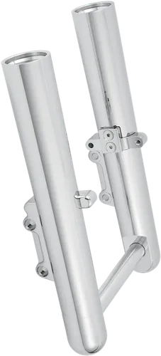 Arlen Ness Dual Disc Hot Legs Fork Covers Smooth Chrome