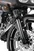 Arlen Ness Dual Disc Hot Legs Fork Covers Deep Cut Black