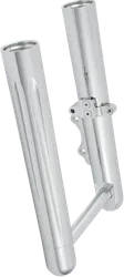 Arlen Ness Dual Disc Hot Legs Fork Covers Deep Cut Chrome