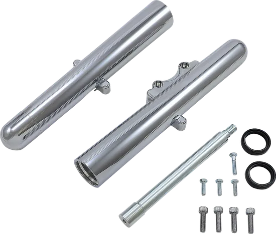 Arlen Ness Mono Disc Hot Legs Fork Covers Smooth Chrome