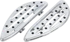 Arlen Ness Deep Cut Adjustable Driver Floorboards Chrome Pair