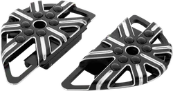 Arlen Ness 10 Gauge Adjustable Passenger Floorboards Machined Pair