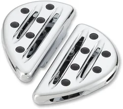 Arlen Ness Deep Cut Adjustable Passenger Floorboards Chrome Pair