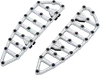 Arlen Ness MX Grip Billet Driver Floorboards Chrome Pair