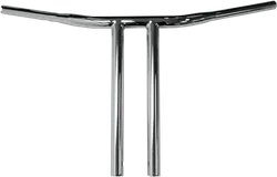 DS Chrome 1 1/4in Buffalo Straight 14in T Bar Handlebar Throttle By Wire TBW
