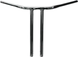 DS Chrome 1 1/4in Buffalo Straight 16in T Bar Handlebar Throttle By Wire TBW