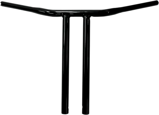 DS Black 1 1/4in Buffalo Straight 16in T Bar Handlebar Throttle By Wire TBW