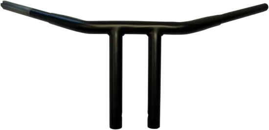 DS Flat Black 1 1/4in Buffalo Straight 8in T Bar Handlebar Throttle By Wire TBW 2