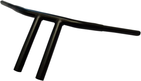 DS Flat Black 1 1/4in Buffalo Straight 8in T Bar Handlebar Throttle By Wire TBW 1