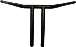 DS Flat Black 1 1/4in Buffalo Straight 12in T Bar Handlebar Throttle By Wire TBW