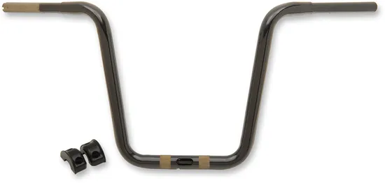 DS Glossy Black 14 in Ape Hanger Handlebars