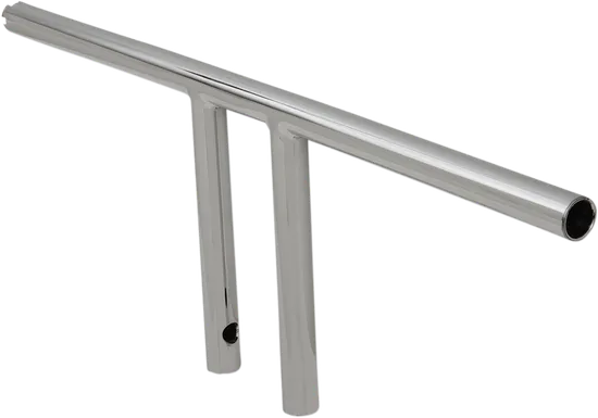 DS Chrome 8 in Drilled T Bar Handlebar Throttle By Wire TBW