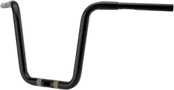 DS Flat Black 12 in Ape Hanger Handlebars