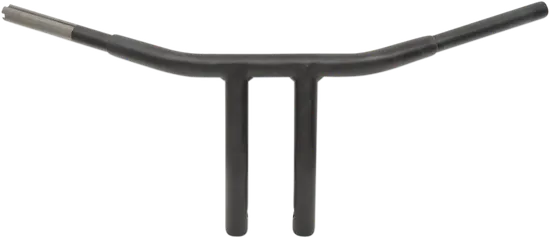 DS Flat Black 1 1/4in Buffalo 8in T Bar Handlebar Throttle By Wire TBW 2