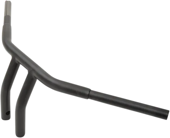 DS Flat Black 1 1/4in Buffalo 8in T Bar Handlebar Throttle By Wire TBW