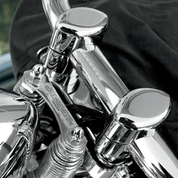 DS Chrome Big Buffalo 5.5in  Springer Handlebar Risers for 1.5in D