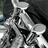 DS Chrome Big Buffalo 5.5in  Springer Handlebar Risers for 1.5in D