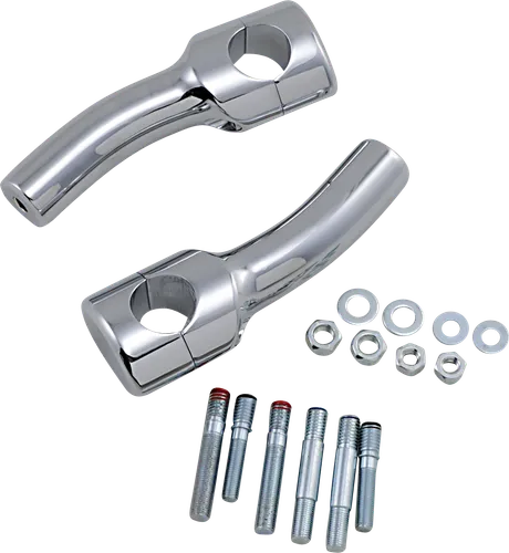 DS Chrome Big Buffalo 5.5in Pullback Handlebar Risers for 1.5in D