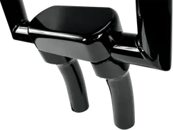 DS Black Gloss 5.5in Big Buffalo Pullback Handlebar Riser and Top Clamp Kit