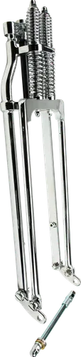 Harddrive Chrome Springer Fork Tapered Leg 2in. Over
