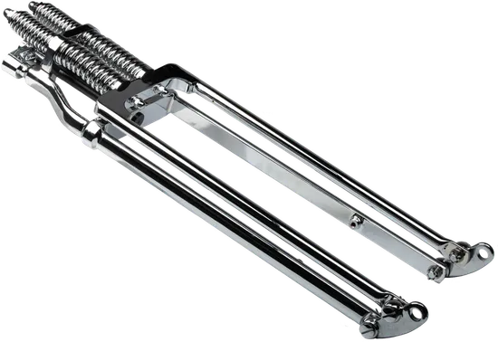 Harddrive Chrome Springer Fork Tapered Leg 6in. Over