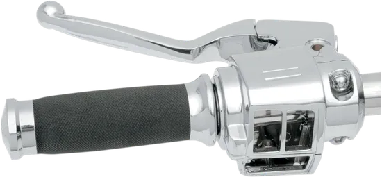 DS Chrome 5/8" Master Cylinder Handlebar Control Kit wo Switches