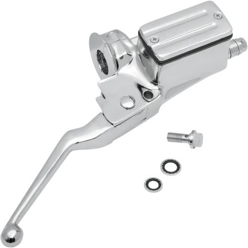 DS Chrome Front Brake Master Cylinder 3/4 Bore Dual Disc